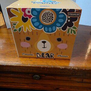 STREAM LINE IMAGINE CERAMIIE BEAR PLANTER
